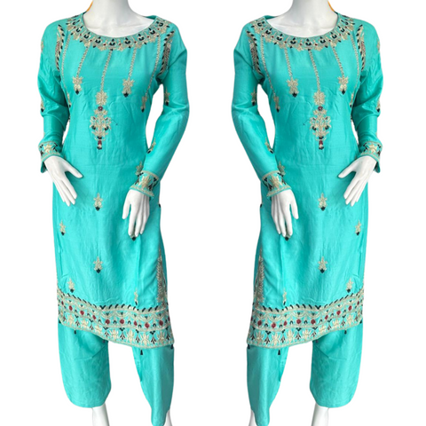 2PC Linen Shalwar Kameez Ready to wear SS3652