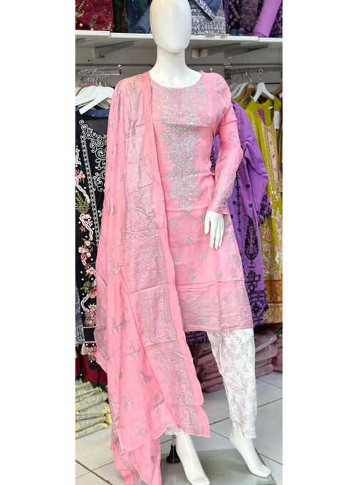 3pc Lawn Shalwar Kameez Ready to wear SS3746