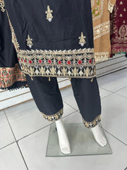 2PC Linen Shalwar Kameez Ready to wear SS3656