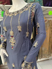 2PC Linen Shalwar Kameez Ready to wear SS3653