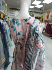 Afrozeh Replica Lawn Pink  3PC Shalwar Kameez Ready to wear SS3675