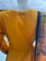 Cotton Mustard 3PC Shalwar Kameez Ready to wear SS3686