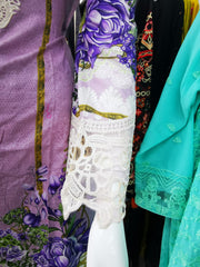 Lawn Elaf Inspired Purple 3PC Shalwar Kameez Ready to wear SS3694