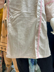 Pure Cotton Branded Kurti Shirt SS3728