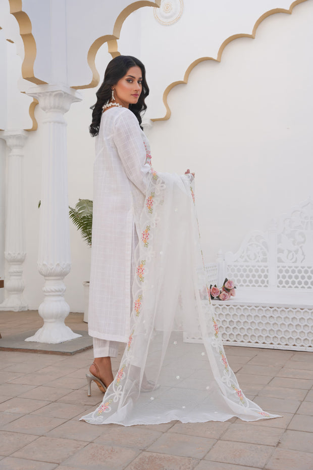 SS3859- Cotton Lawn - Readymade - Shalwar Kameez 3PC