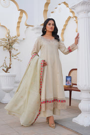 SS3860- Cotton Lawn - Readymade - Anarkali Shalwar Kameez 3PC