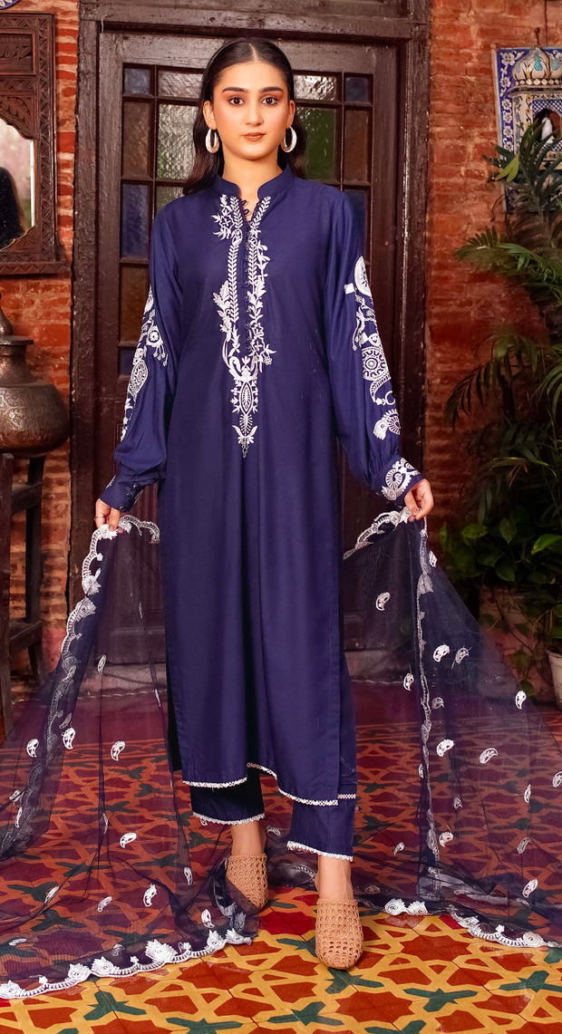 Linen 3PC Shalwar Kameez Ready to wear SS3790