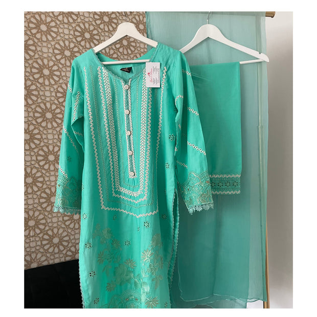 SS3880- Premium Cotton - Readymade - Shalwar Kameez 3PC